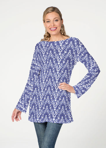 Budding Antlers (8030) ~ Banded Boatneck Tunic