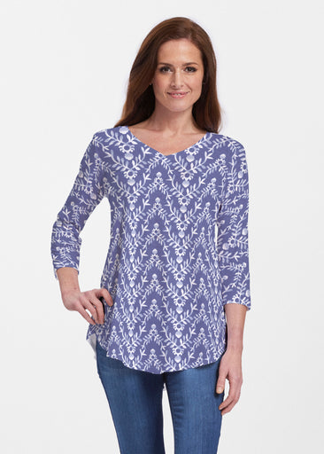 Budding Antlers (8030) ~ V-neck Flowy Tunic