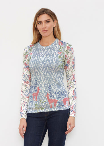 Doe A Deer (8031) ~ Butterknit Long Sleeve Crew Top