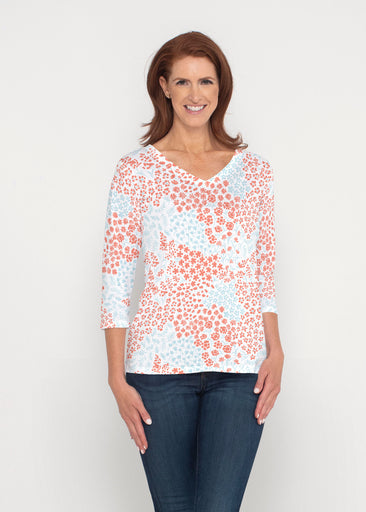 Annabelle (8040) ~ Signature 3/4 Sleeve V-Neck Top