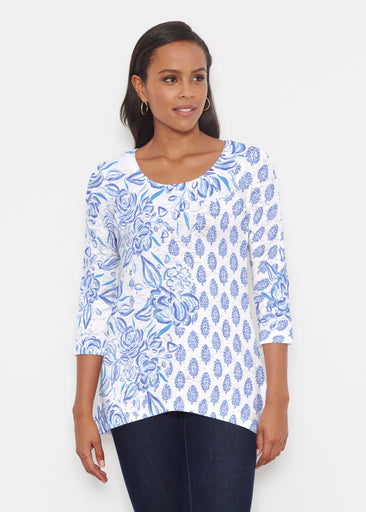 Flora (8041) ~ Katherine Hi-Lo Thermal Tunic