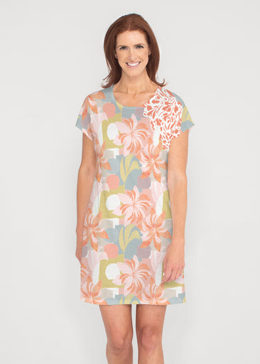 Garden Collage (8049) ~ Lucy Tee Dress