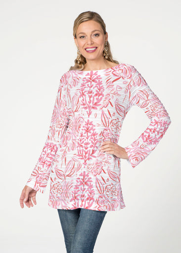 Scarlett (8052) ~ Banded Boatneck Tunic