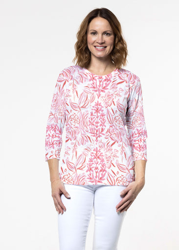 Scarlett (8052) ~ Signature 3/4 Sleeve Crew Neck Top