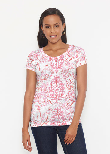 Scarlett (8052) ~ Short Sleeve Scoop Shirt