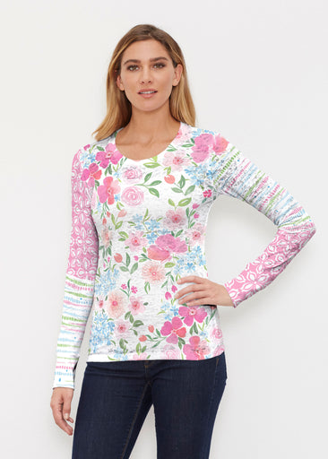 Rosie Dots (8053) ~ Thermal Long Sleeve Crew Shirt
