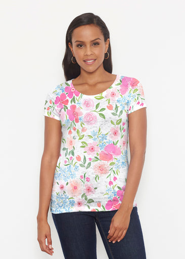 Rosie Dots (8053) ~ Short Sleeve Scoop Shirt