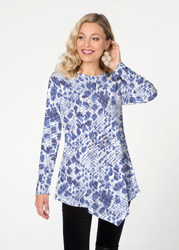 Sophia (8056) ~ Asymmetrical French Terry Tunic