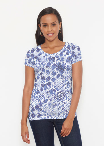 Sophia (8056) ~ Short Sleeve Scoop Shirt