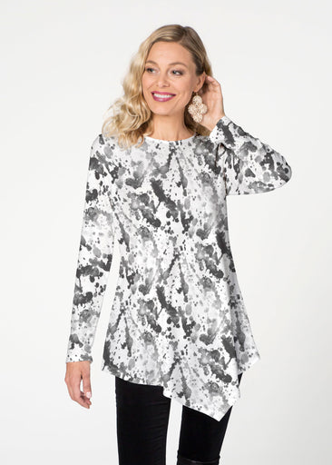 Trixie (8057) ~ Asymmetrical French Terry Tunic