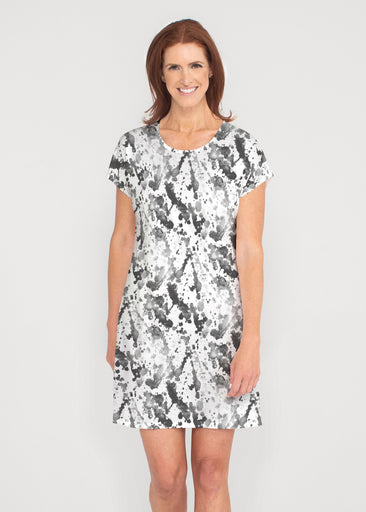 Trixie (8057) ~ French Terry Short Sleeve Crew Dress