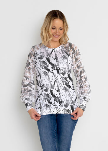Trixie (8057) ~ Crochet Sweatshirt