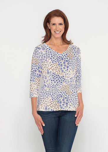 Annabelle Autumn (8058) ~ Signature 3/4 Sleeve V-Neck Top