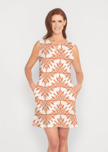 Eccentric Spice (8059) ~ French Terry Keyhole Sleeveless Dress