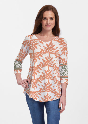 Eccentric Spice (8059) ~ V-neck Flowy Tunic