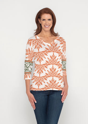 Eccentric Spice (8059) ~ Signature 3/4 Sleeve V-Neck Top