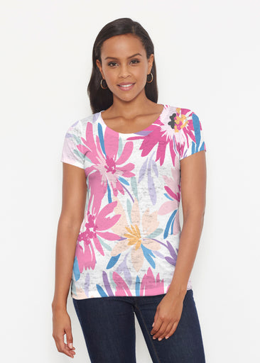 Loves me Loves me Not (8068) ~ Short Sleeve Scoop Shirt