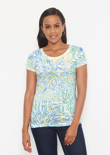 Summer Vibes (8069) ~ Short Sleeve Scoop Shirt