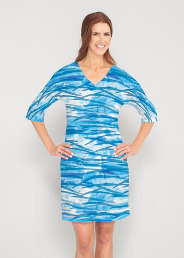 High Tide (8071) ~ Lucy 3/4 Sleeve V-Neck Dress