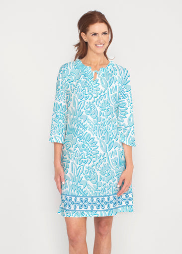 Bohemian Summer (8072) ~ Gathered Neck Bell Sleeve Dress