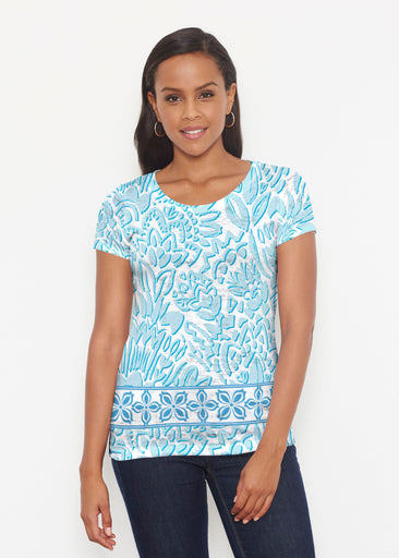 Bohemian Summer (8072) ~ Short Sleeve Scoop Shirt