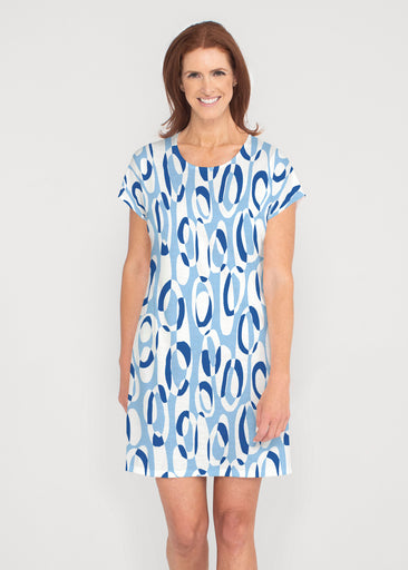 Loop ta Loop Blue (8086) ~ Lucy Tee Dress