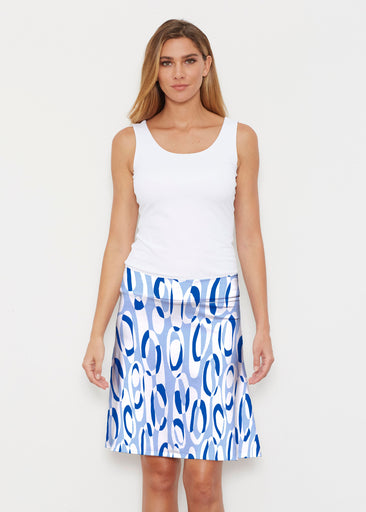 Loop ta Loop Blue (8086) ~ Silky Brenda Skirt 21 inch