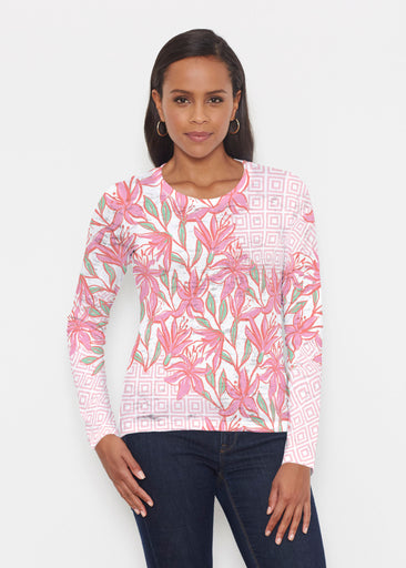 A lot of Lillies (8088) ~ Signature Long Sleeve Crew Shirt