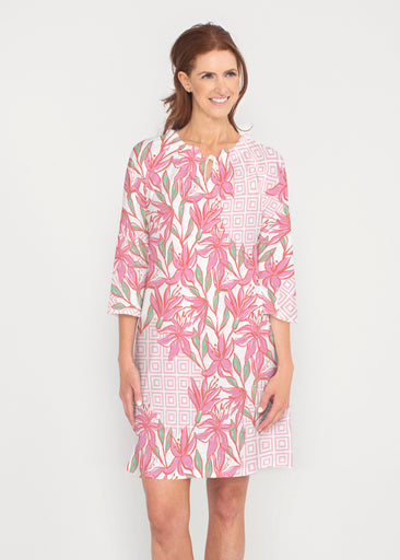A lot of Lillies (8088) ~ Gathered Neck Bell Sleeve Dress