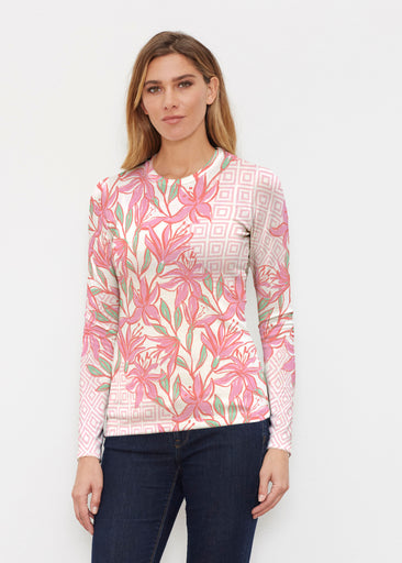 A lot of Lillies (8088) ~ Butterknit Long Sleeve Crew Top