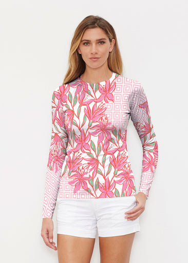 A lot of Lillies (8088) ~ Long Sleeve Rash Guard