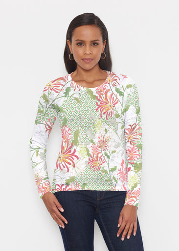 Lucia Green (8089) ~ Signature Long Sleeve Crew Shirt