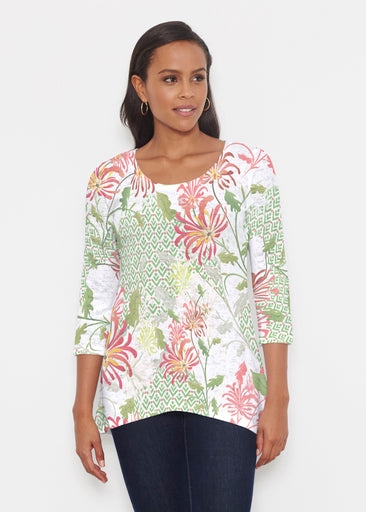 Lucia Green (8089) ~ Katherine Hi-Lo Thermal Tunic