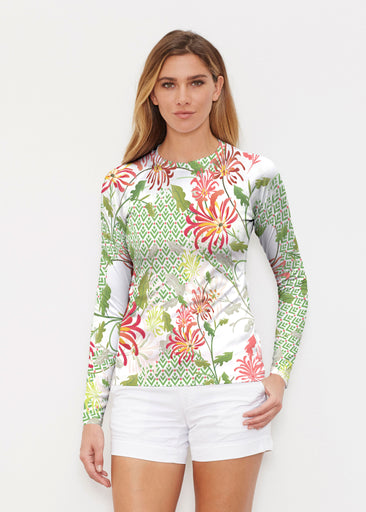 Lucia Green (8089) ~ Long Sleeve Rash Guard