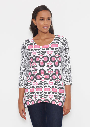 Lolly (8090) ~ Katherine Hi-Lo Thermal Tunic